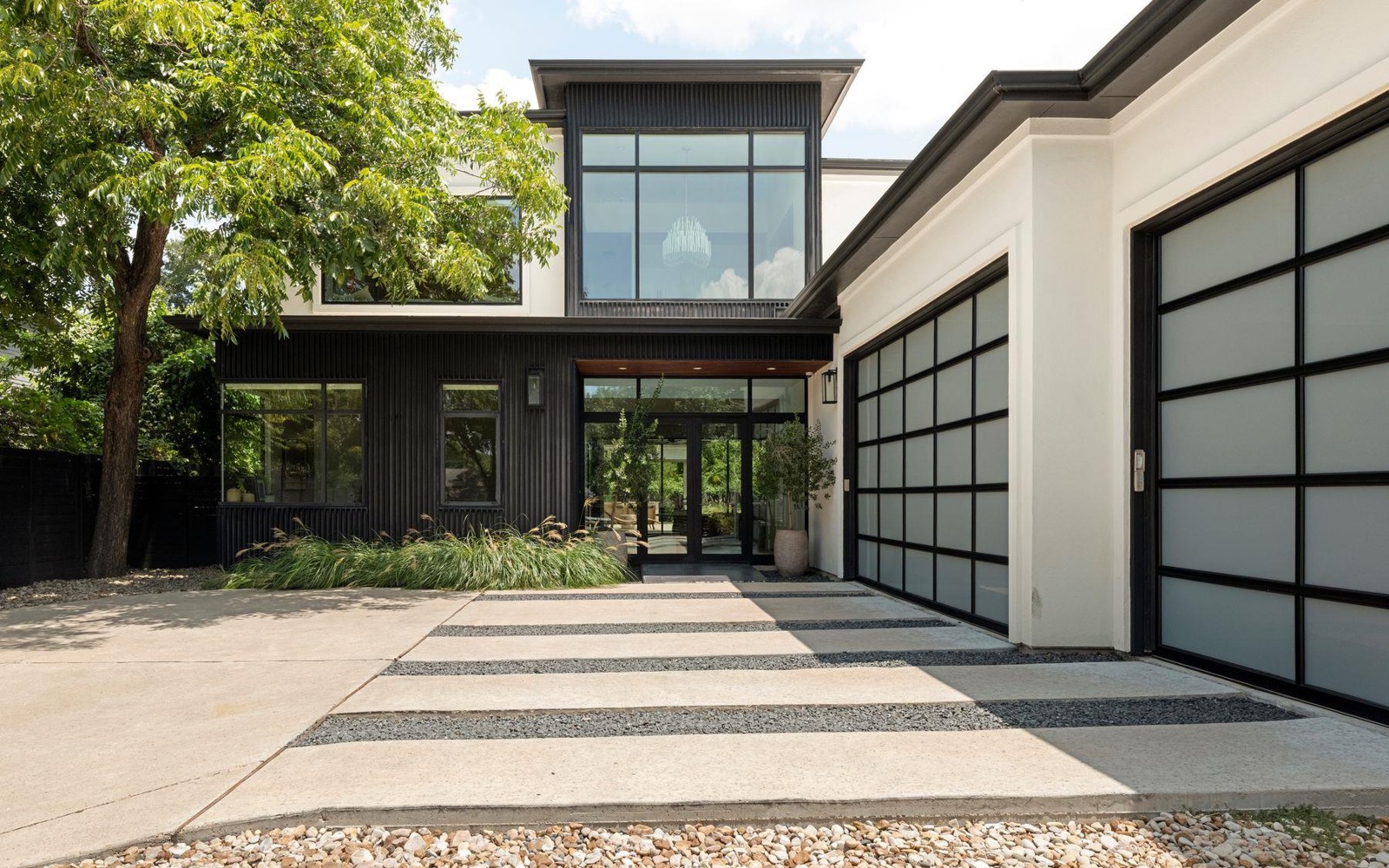 Front exterior of the home used in this demo